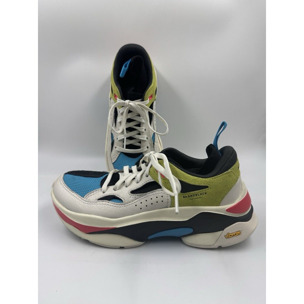 Brandblack Sneaker Women’s 9 Colorblock 2125 Leather Performance Spec Lace Up